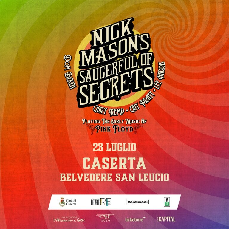 Nick Mason Caserta 23 luglio 2024
