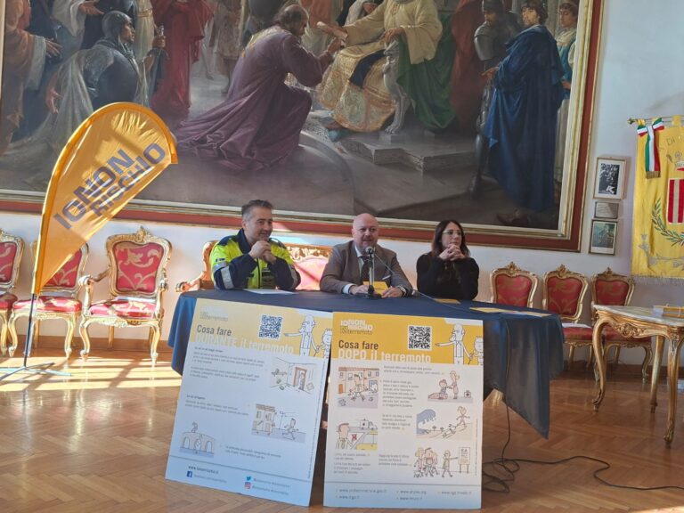 Conferenza stampa_Esercitazione Protezione civile