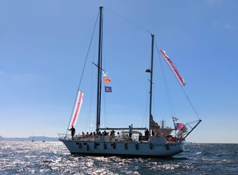 Scugnizzi a vela priority boat nelle pre regate di America's cup